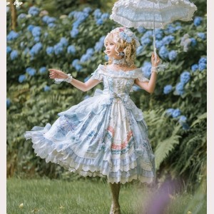 Fairy Kingdom Classic Lolita Dress OP by Long Ears & Sharp Ears  (UN43)